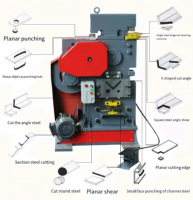 Presse à découper et à poinçonner mécanique hydraulique multifonctionnelle de haute performance 600 kN pour le traitement des tôles métalliques