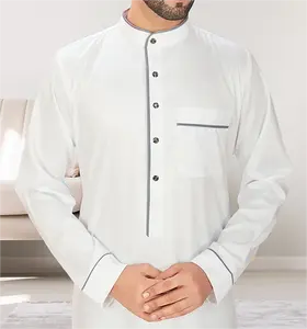 2024卸売格安伝統的なイスラム教徒の服 & アクセサリーメンズDaffah Thobe