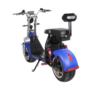 Nueva Motocicleta Eléctrica 2026 con Batería de Litio de 60V 20Ah, Motor sin Escobillas de 2000W, Estilo Harley, Scooter Eléctrico con Frenos de Disco FR, 40km/h - Product Image 3