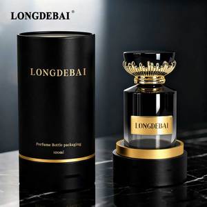 Custom New Design Women's Spray <b>Perfume</b> Empty <b>Bottle</b> Clear Luxury 50ml 100ml <b>Perfume</b> Glass <b>Bottle</b> With Gift Box - Product Image 1