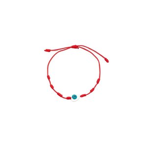 Braccialetto con ciondolo a forma di cuore con sette stelle, cordino rosso, 12 pezzi, per gioielli da donna alla moda - Product Image 2