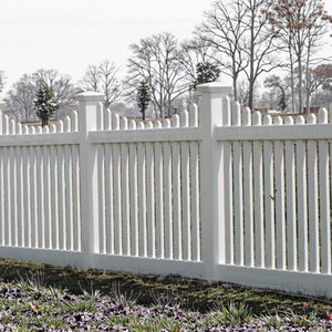 แผงรั้วกลางแจ้งรั้วพีวีซีรั้วพลาสติกสีขาวรั้วความเป็นส่วนตัวไวนิลแผงรั้วพีวีซีและเสา - Product Image 6