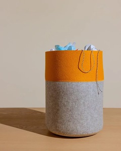 Fabrikgefertigte Zweifarbige Woll-Vliesstoff-<span class=keywords><strong>Organizer</strong></span>-Box, Umweltfreundlich, Faltbar, für Tischdekoration, Eleganter Europäischer Stil - Product Image 1