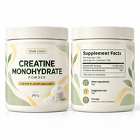 Créatine monohydratée en poudre, marque privée OEM, saveurs personnalisées, soutient l'énergie
