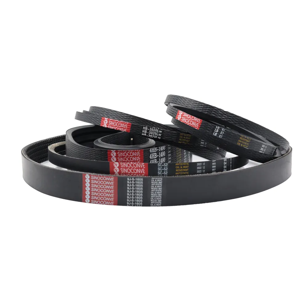 Tipo B248 Industrial Envolvido Rubber V Belt para Máquina