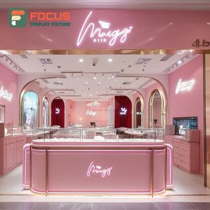 Muebles de Exhibición para Joyería de Alta Visibilidad con Acabado Laminado, Vitrina de Mostrador para Centro Comercial - Product Image 4