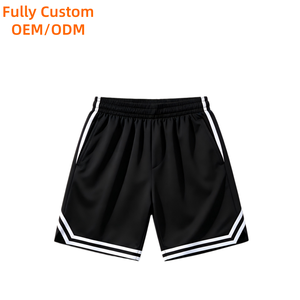 Shorts de basketball en polyester OEM en gros, séchage rapide, sublimation personnalisée, shorts pour hommes, pantalons de basketball d'équipe de haute qualité - Product Image 1