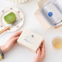 Boîte à pâtisserie blanche en papier pour cupcakes, tartes, beignets, muffins, emballage personnalisé pour boîtes à biscuits avec fenêtre