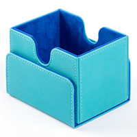 Boîte de rangement pour cartes 100+ avec couvercle détachable Vault X, boîte de rangement pour cartes à collectionner TCG, capacité de 100+ cartes à double pochette, boîte de rangement pour cartes de sport et de collection