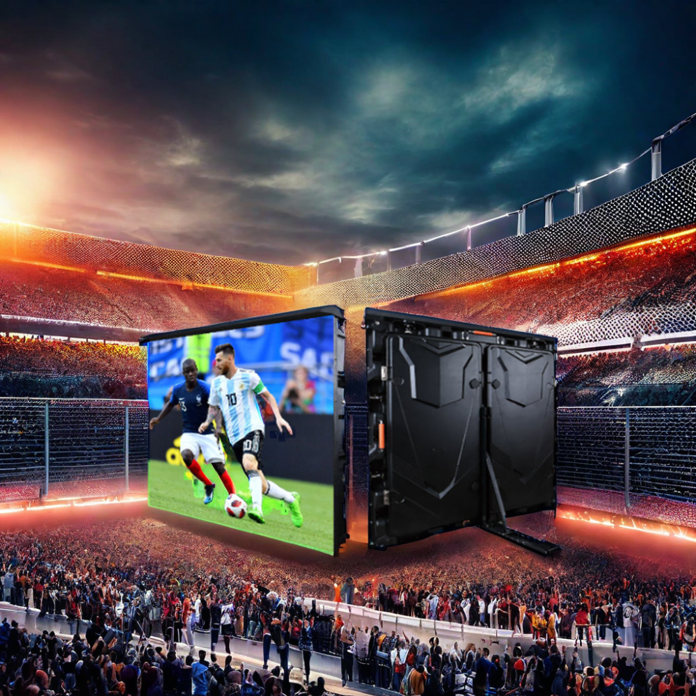 HD 960x960mm P6mm Outdoor LED Display Football Soccer Stadium Fence Banner Graphics Signage For Sports Events