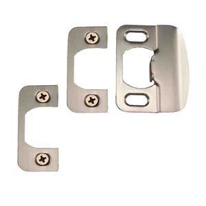 Custom Strike Plate Hole Cover Cerradura de puerta de acero inoxidable Pieza de mueble Servicio de fabricación de caja de chapa metálica - Product Image 2