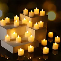 Lampe à bougie LED romantique, lumière multicolore, simulation de bougie chauffe-plat, Saint-Valentin, mariage, bougie d'anniversaire, décoration de la maison