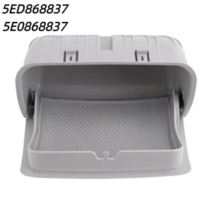 5E0868837 5ED868837 Boîte de rangement pour lunettes de soleil pour console supérieure <span class=keywords><strong>Skoda</strong></span> <span class=keywords><strong>Octavia</strong></span> A7 MK3 5E 2015 <span class=keywords><strong>2016</strong></span> 2017 Gris Pièces intérieures - Product Image 4