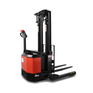 REDDOT Pequeño 1.4ton 1,8 Ton Eléctrico Walkie Pallet Stacker Carretilla elevadora con pierna ancha - Product Image 1