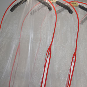 Copri abito da sposa in <span class=keywords><strong>Tulle</strong></span> trasparente trasparente, - Product Image 3