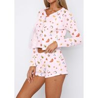 Ensemble de pyjama 2 pièces personnalisé pour femme, manches longues, en tissu doux, tenue de nuit et de détente en bambou et modal doux