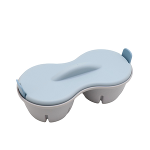 Cuiseur à œufs double couche pour <span class=keywords><strong>micro</strong></span>-ondes, conception de drainage facile à nettoyer, parfait pour le petit-déjeuner et une cuisine saine - Product Image 2