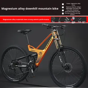 Pour Phoenix adulte vélo de course pour hommes femmes Double Absorption des chocs alliage de magnésium <span class=keywords><strong>descente</strong></span> <span class=keywords><strong>VTT</strong></span> 10 vitesses pour - Product Image 6