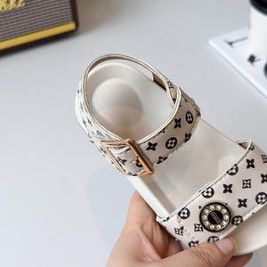 Летние унисекс-сандалии для малышей 2026 года в корейском стиле, модные, легкие, без застежек, из синтетической кожи, повседневные пляжные туфли - Product Image 5