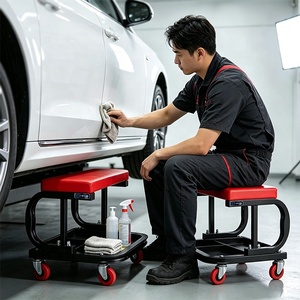 <span class=keywords><strong>Taburete</strong></span> Mecánico <span class=keywords><strong>para</strong></span> Reparación de Automóviles, Banco de Reparación Móvil con Ruedas - Product Image 3