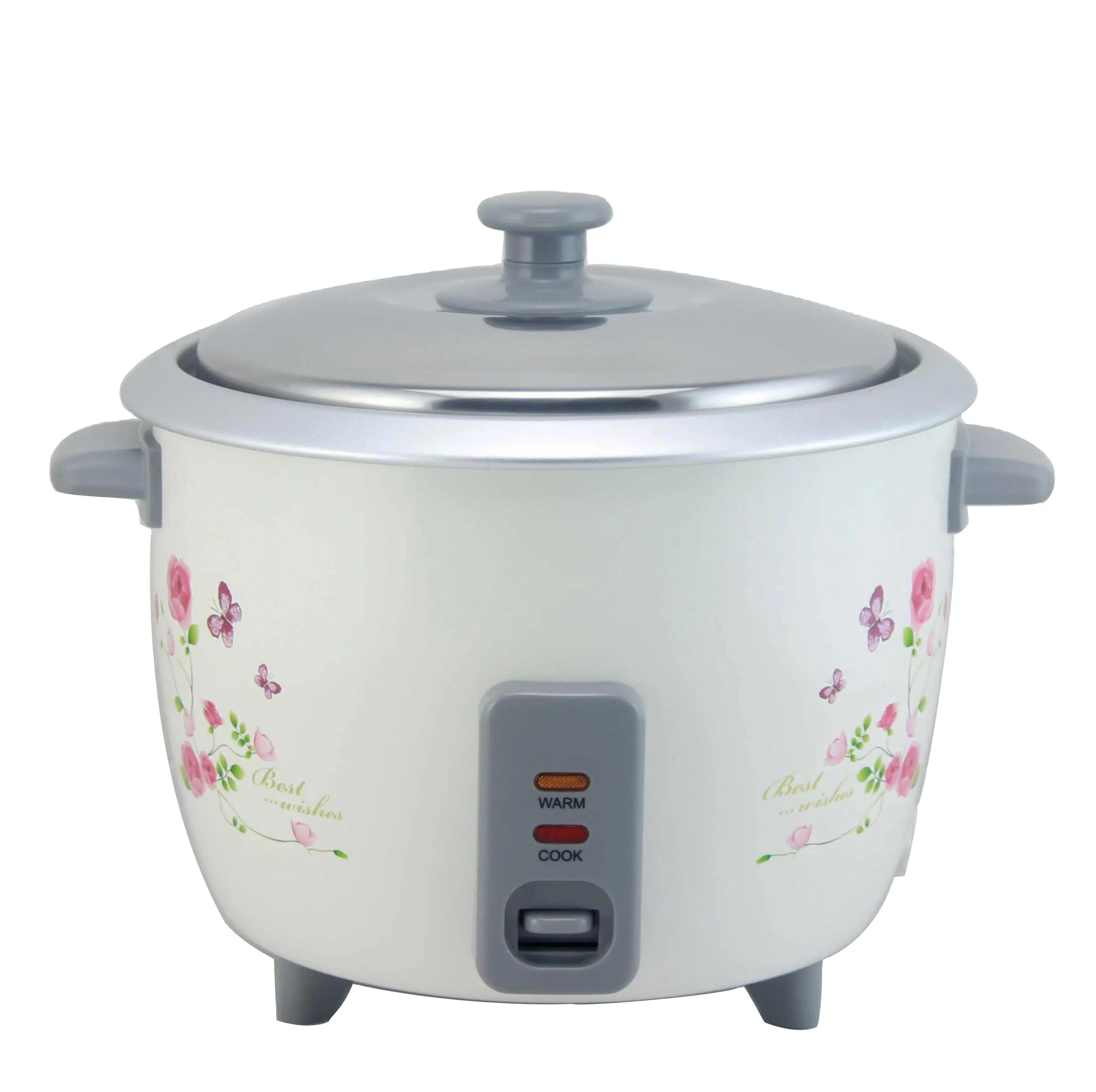 Hornillo eléctrico clásico para arroz, tambor de 1,8l de flor