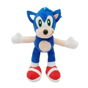Stuffed Peluche Cartoon Character Tails Amy Rose Shadow Silver Knuckles Super Sonic Plush Toy the hedgehog 2 toys plushies Doll