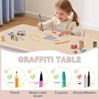 Ensembles de table et de chaises en plastique pour enfants, ensemble de bureau et de chaises réglables en hauteur, table d'étude pour enfants