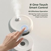 Humidificateur de bureau portable avec veilleuse, humidificateur USB pour la maison, la chambre à coucher, le bureau, humidificateur d'air silencieux à ultrasons à brume froide
