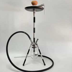 Directo de fábrica árabe Hookah Spider tamaño grande clásico elegante 3 mangueras conjunto completo Hookah Lounge Bar Club cristal Shisha Hookah - Product Image 2