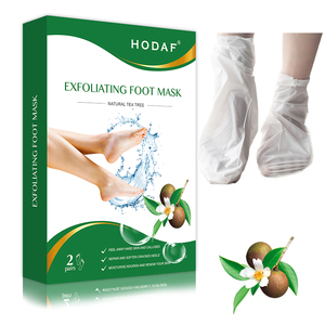 Masque exfoliant pour les pieds à l'arbre à thé d'usine Ingrédient naturel Masque de peau de <span class=keywords><strong>pied</strong></span> d'arbre à thé pour soulager le <span class=keywords><strong>pied</strong></span> fissuré pour un usage quotidien - Product Image 2