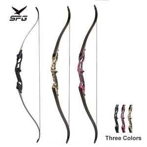 Arc recurve SPG 30-50 livres, démontable, poignée en alliage d'aluminium, flèches en carbone mixtes, pour débutants, adultes, pratique, arc long, outil - Product Image 1