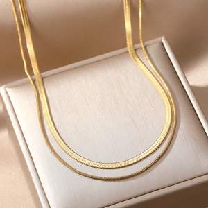Collana da Donna VKME di Tendenza con Cuore e Farfalla in Acciaio Inossidabile 316L Placcato <span class=keywords><strong>Oro</strong></span> 18K - Product Image 6