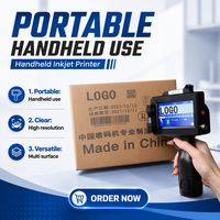 Impresora de Inyección de Tinta Portátil de 600dpi de Secado Rápido, Equipo de Codificación Manual Multifuncional para Cuero, Nuevo, 1 Año de Garantía