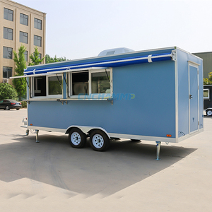 Chammp รถขายอาหารไอติมรถลากอาหารบนถนนรถขายพิซซ่ารถลากมีอุปกรณ์ครบครันออกแบบได้ตามต้องการ - Product Image 6