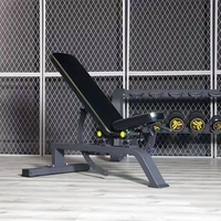 Banc d'exercice commercial réglable, cadre en acier inoxydable, unisexe, pour musculation, avec plateau en contreplaqué, non pliable, AC-C036, 1460 mm, Aochuang