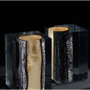 Sang Trọng Phòng Khách Trang Trí Nhựa Sáng Tạo Mát Ý Tưởng Cây Thân Cây Bên Bảng Rõ Ràng Pha Lê Epoxy Ghế Phân Cho Sofa Bộ - Product Image 3