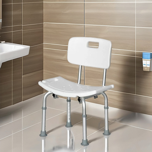 מפעל מכירה ישירה מקלחת כיסא אמבטיה מתכווננת עגול מקלחת מושב אמבטיה סלול עבור קשישים נכים - Product Image 3