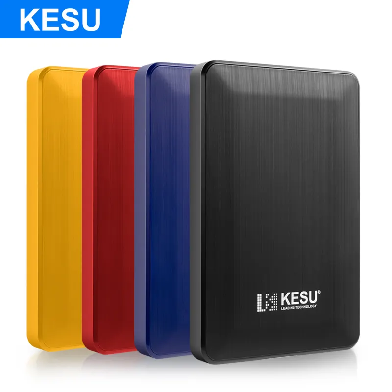 KESU 2.5 "USB 3.0 250GB 320GB 500GB GB 2 تيرا بايت 1 تيرا بايت قرص صلب خارجي HDD للكمبيوتر الشخصي/Mac