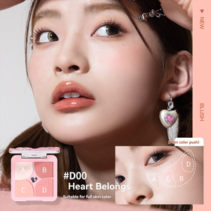   Colorete para Mejillas VEECCI Blooming • 4 Tonos en Una Paleta - Product Image 4