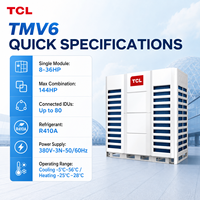 Système de climatisation central VRF TCL TMV6 R410A Full DC Inverter 8-36HP avec contrôle intelligent pour projets commerciaux