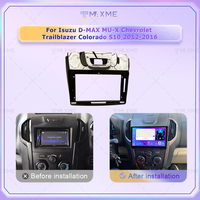 Cadre de lecteur DVD de voiture de navigation stéréo pour Isuzu D-MAX MU-X Chevrolet Trailblazer Colorado S10 de 2012 à 2016