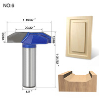 Broca para enrutador de puerta de gabinete de carburo de vástago de 1/2 pulgadas y 12mm, marco de puerta para carpintería, brocas para enrutador, puerta clásica, otros herrajes