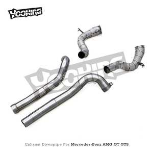 Tuyau d'échappement isolé thermiquement ODM compatible avec Mercedes Benz <span class=keywords><strong>AMG</strong></span> GT <span class=keywords><strong>GTS</strong></span> 4.0T <span class=keywords><strong>V8</strong></span> Biturbo 2015-2023 SS304 à haut débit - Product Image 6