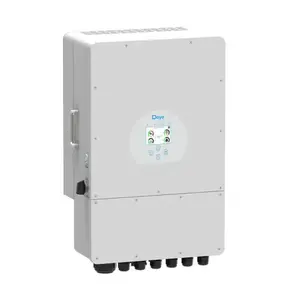 Deye 20kw HV Inverter matahari, SUN-20K-SG01HP3-EU-AM2 20kva hibrida DC ke AC dengan regulasi tegangan tinggi