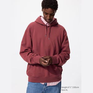 Sudadera con Capucha de Moda Casual Urbana para Hombre, de Invierno, de Lujo, Bordada, de Algodón Grueso, con Hombros Caídos, Lavada al Ácido, Diseño Extragrande, Suministro ODM - Product Image 3