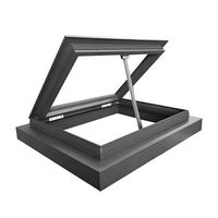 Toit ouvrant vertical moderne en alliage d'aluminium, manuel/électrique, avec isolation thermique et insonorisation pour terrasse, toit et sous-sol