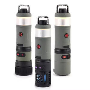 Ventilateur anti-moustiques, lampe torche audio, éclairage focalisé, lampe de camping multifonctionnelle, batterie 5000AH - Product Image 2