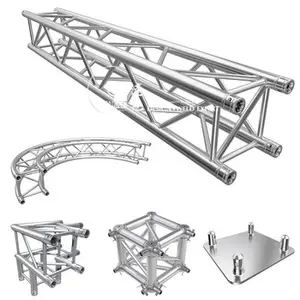 Aluminum roof truss system for outdoor concert display
