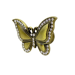 Bongo BGK15005 M4 <strong>Diamante</strong> Butterfly Cabinet Handles Zinc Plated Modern Colors - Product Image 3