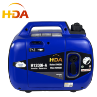 Générateur AC 1KW 110V à essence 220V essence silencieuse petite dynamo légère 1000W générateur onduleur pour usage domestique H1200i-A